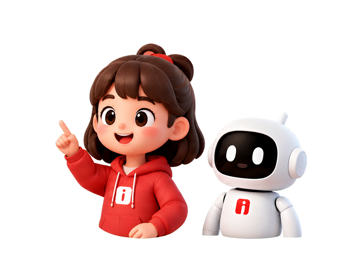学生与编程机器人共同学习